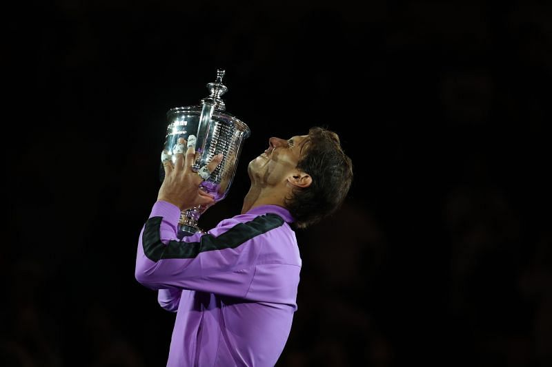 Rafael Nadal with his 2019 US Open title