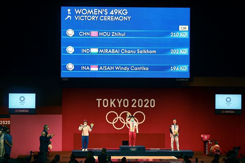 Weightlifting - Olympics: Day 1 - Mirabai Chanu has won a silver medal at the Tokyo Olympics