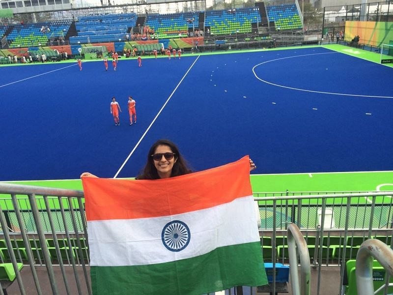 Aahuti Sejpal at the 2016 Rio Olympics