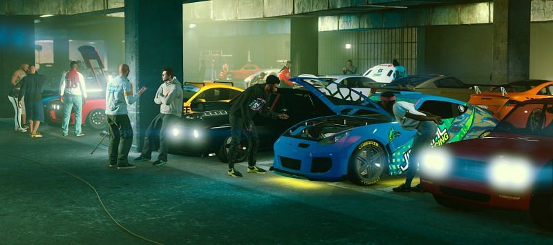 The LS Car Meet is one of the star attractions of the new update (Image via Rockstar Games)