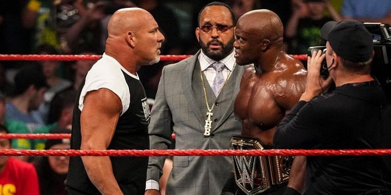 Goldberg and Bobby Lashley had an interesting confrontation