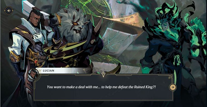 Lucian and Thresh strike a deal (Image via League of Legends)