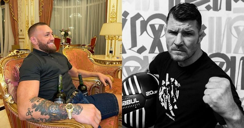 Conor McGregor (left), Michael Bisping (right) [Images Courtesy: @thenotoriousmma @mikebisping on Instagram]