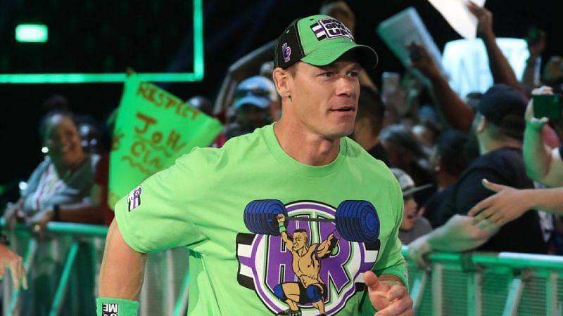 John Cena came face-to-face with Roman Reigns