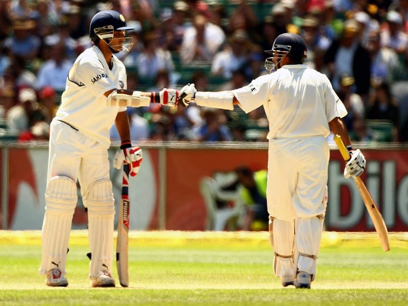 Sourav Ganguly (left) and Sachin Tendulkar. Pic: Getty Images