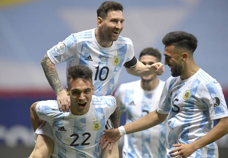 Lionel Messi assisted Argentina's only goal in their semi-final against Colombia.