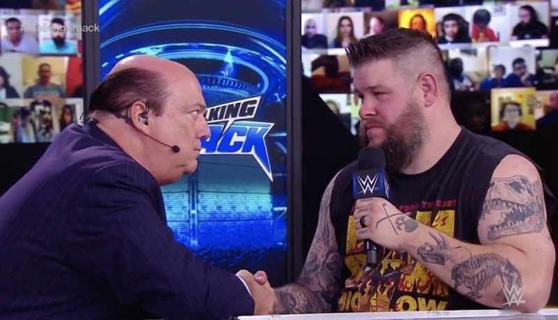 Kevin Owens doesn&#039;t want Paul Heyman to forget about their previous conversation