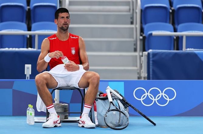 Todd Woodbridge says he does not foresee anybody beating Novak Djokovic at the Tokyo Olympics
