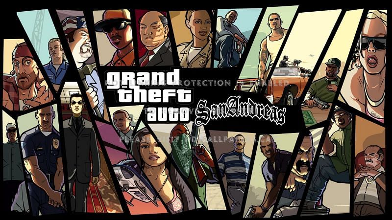 GTA San Andreas is an excellent game (Image via HD Wallpapers)
