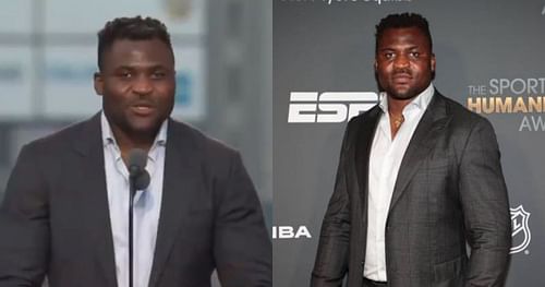 Francis Ngannou won the Marvel's Earth’s Mightiest Athletes award. (Image credits: @espnmma via Twitter).