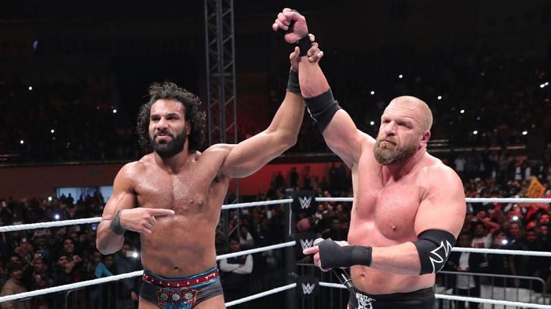Jinder Mahal&#039;s 2017 push wasn&#039;t enough for him to beat Triple H at a WWE Live Event in India