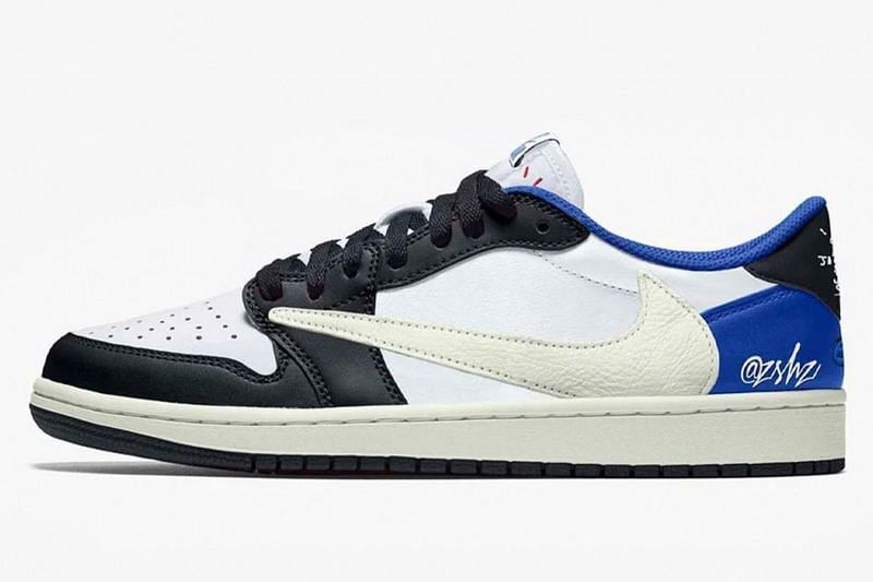 The Travis Scott x Fragment Jordan 1 Low sneakers are scheduled to release soon (Image via Highsnobiety)