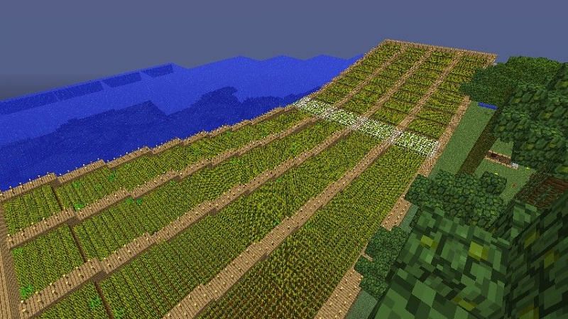 A massive farm (Image via planetminecraft)