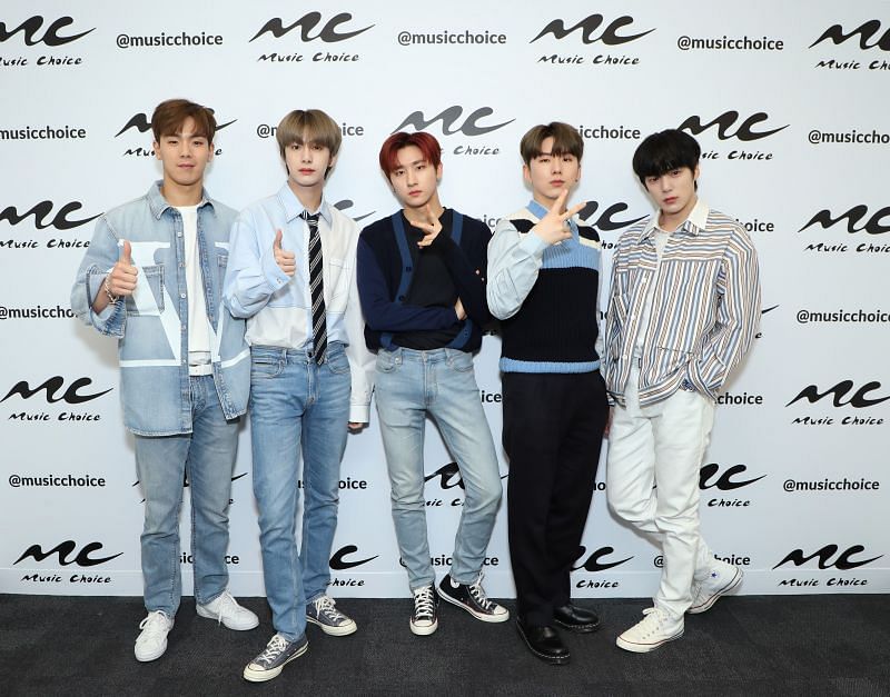 Monsta X visits Music Choice. (Getty Images)