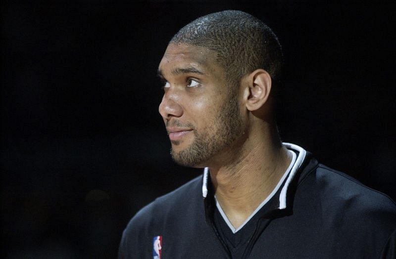 Duncan during the 2003 NBA Finals