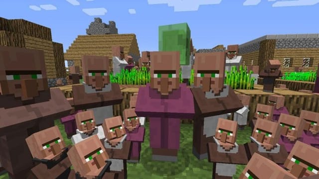 Can villagers open gates in Minecraft?