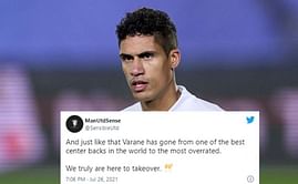 Twitter explodes as Manchester United reportedly agree deal for Raphael Varane