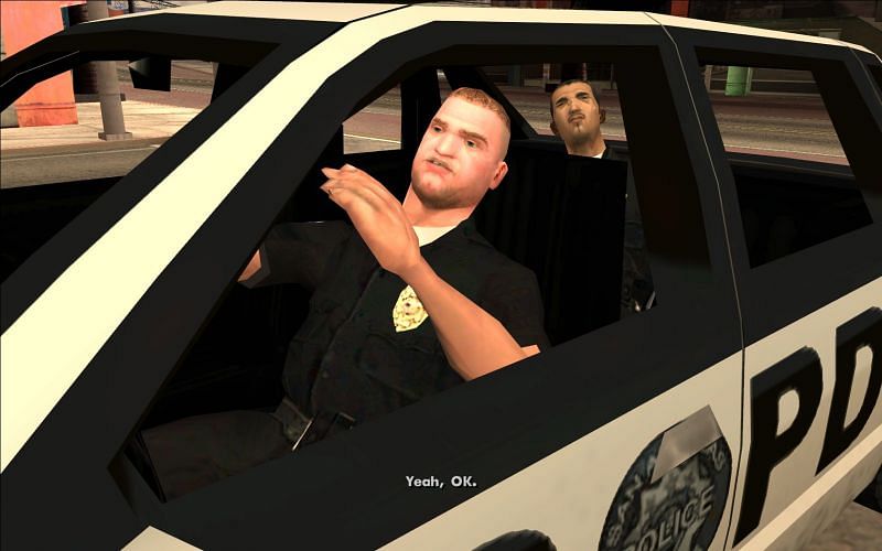 CJ doesn&#039;t interact with Jimmy Hernandez too much in GTA San Andreas (Image via GTA Wiki)