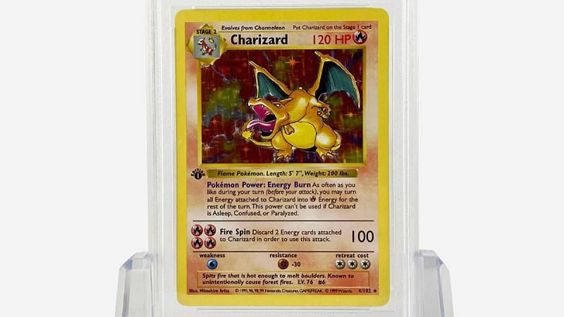 A Charizard card worth almost $200,000 (Image via Dicebreaker)