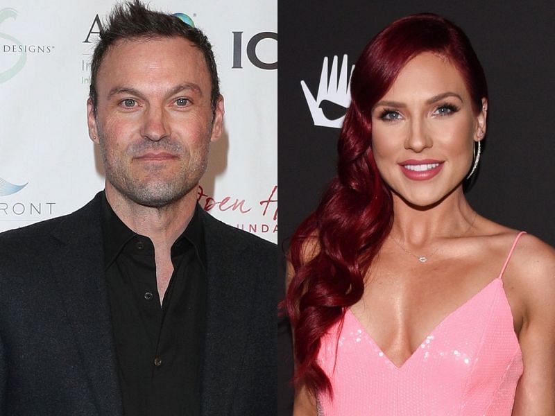 Brian Austin Green and Sharna Burgess, whose relationship was supported by Megan Fox (Image via SheKnows)