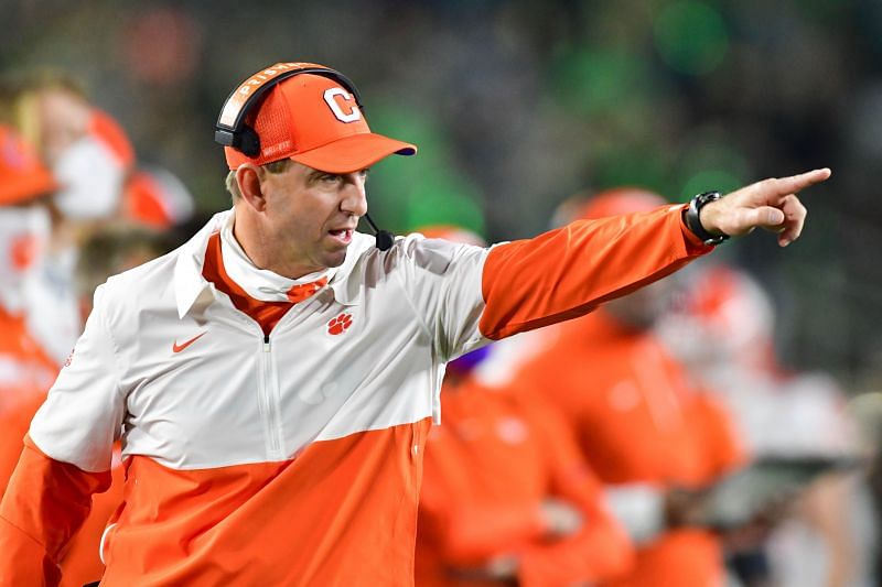 Clemson head coach Dabo Swinney