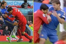 Suarez biting Ivanovic