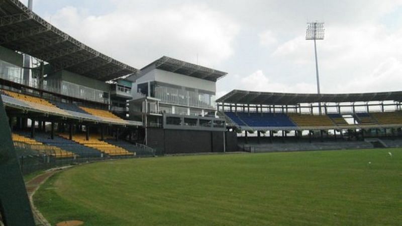 A view of the R. Premadasa Stadium, the venue of the first T20 between India and Sri Lanka