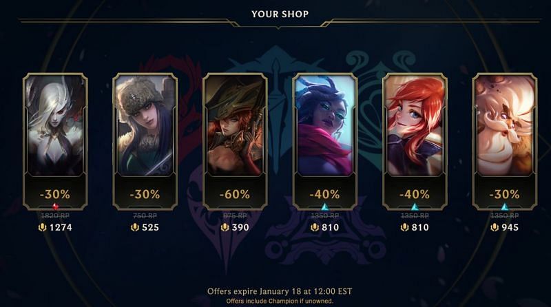 &ldquo;Your Shop&rdquo; might be returning with League of Legends patch 11.15 as per PBE update (Image via Riot Games)