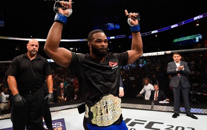 Former UFC welterweight champion Tyron Woodley
