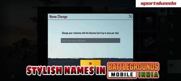 How to find stylish names for Battlegrounds Mobile India (BGMI)