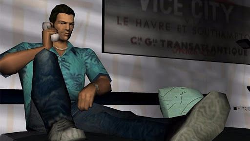 Tommy Vercetti doesn&#039;t have time to deal with nonsense (Image via GTA 5 Supermods)