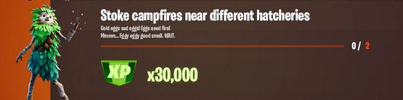 &quot;Stoke campfires near different hatcheries&quot; Legendary challenge (Image via HYPEX/Twitter)