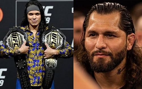 Amanda Nunes (left); Jorge Masvidal (right)