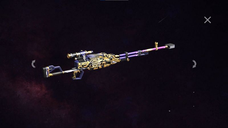 The new Kord gun skin in Free Fire