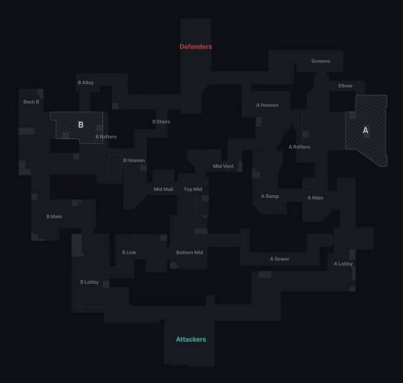 Split map callouts (Screengrab from Blitz.gg)