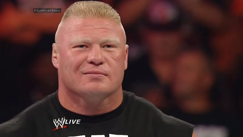 Brock Lesnar hardly ever breaks character
