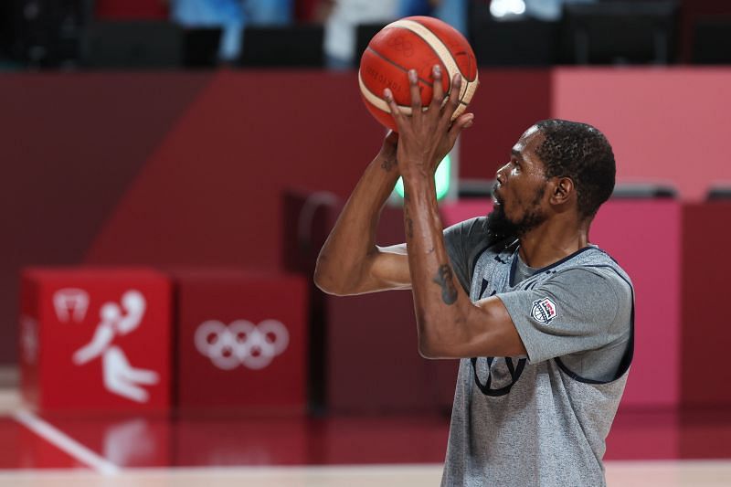 Kevin Durant training for the Olympics - Previews - Day -1.
