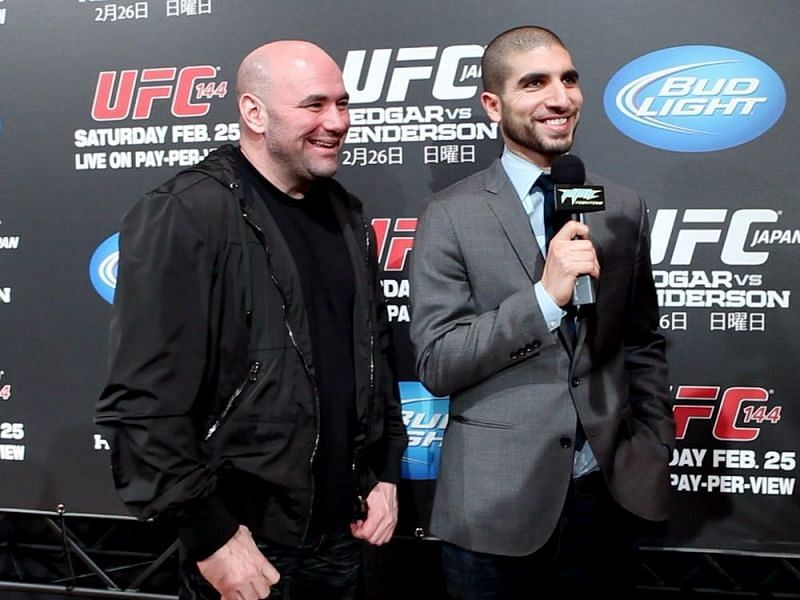Dana White and Ariel Helwani had a major falling out in 2016