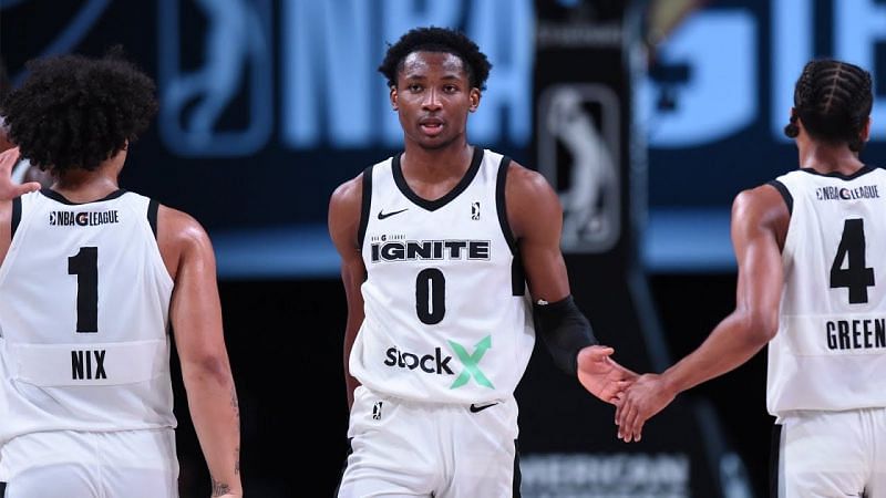 Jonathan Kuminga with the G League Ignite