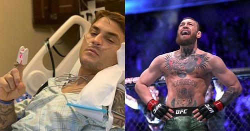 Dustin Poirier (left) & Conor McGregor (right) [Image Credits- South China Morning Post]