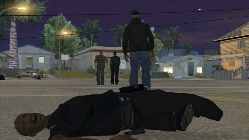 GTA San Andreas End of the Line mission (Image via GTASeriesGuides)