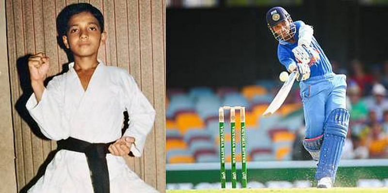 Ajinkya Rahane has a black belt in karate