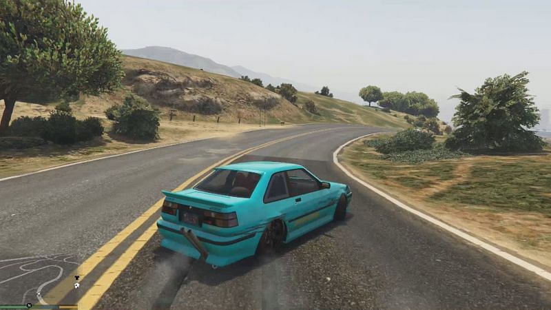 Drifting in GTA Online after the Los Santos Tuner update ( Source: gta5-mods.com )