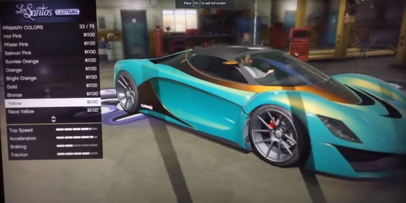 Top 5 best pearlescent colors to use on your car in GTA Online