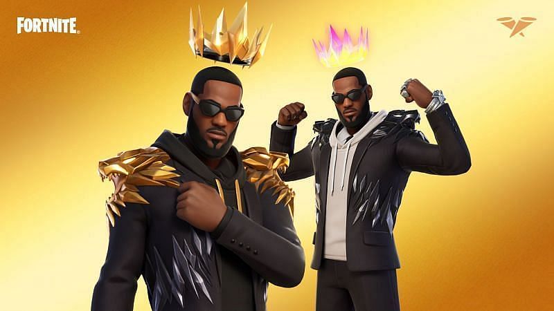 LeBron James gold style in Fortnite Season 7