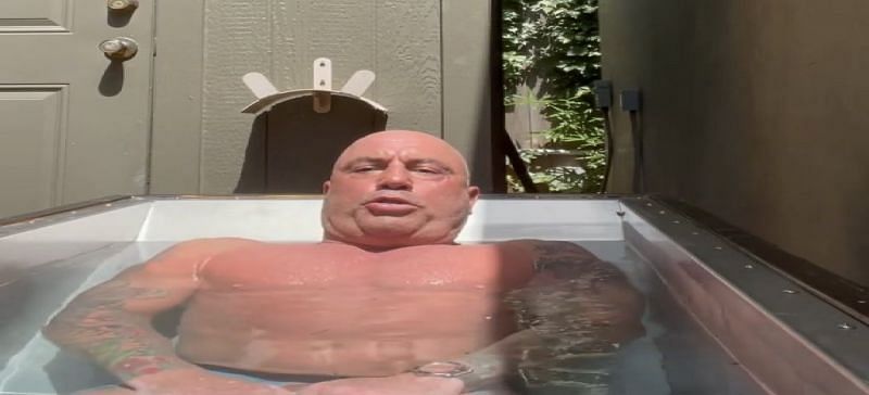 the ice bath challenge is going to become a trend again (Image via Joe Rogan/Instagram)