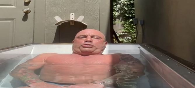 Joe Rogan in an ice bath is winning over the internet