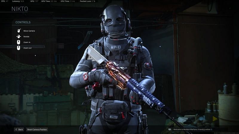 Nikto Bloodletter skin in Call of Duty Modern Ware 2019/ Image via Reddit