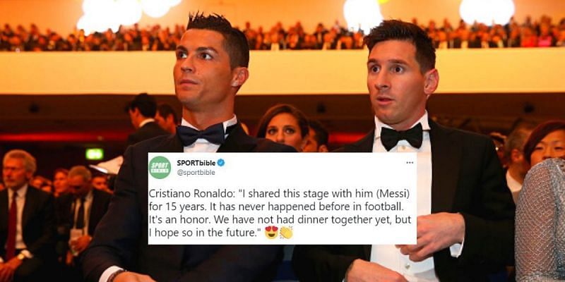 Messi doubts he'll ever be friends with Ronaldo