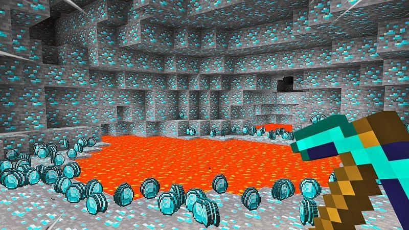 Minecraft update makes it easier to find diamonds